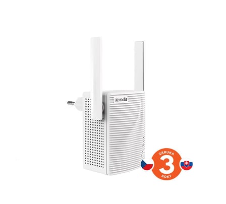 Network accessory Tenda A15 - WiFi Range Extender AC750 Dual Band, repeater 750 Mb/s, 1x LAN 100Mb/s, WPS, 2x 2dBi ant