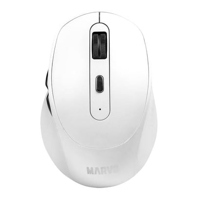 Myš Marvo WM106W BK, 1600 dpi, wireless, white
