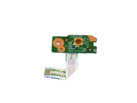 Notebook belső modul Lenovo for ThinkPad T490, Power Button Board With Cable (PN: 02HK991, NS-B902)