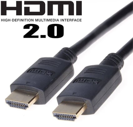 Cable HDMI PremiumCord HDMI 2.0 High Speed+Ethernet, gold-plated connectors, 3m