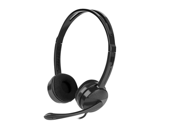 nový | Slúchadlá Natec headphones with microphone CANARY, black