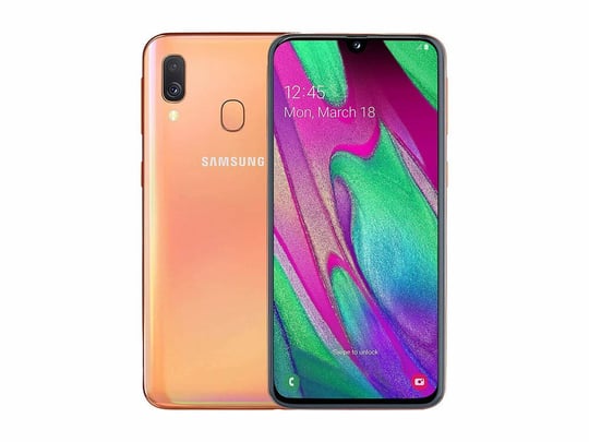 Smartphone Samsung Galaxy A40 Coral 64GB