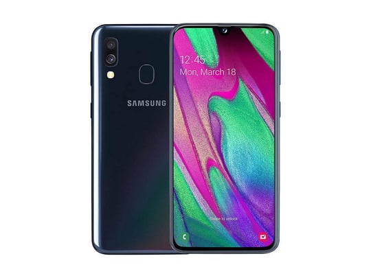 Smartphone Samsung Galaxy A40 Black 64GB