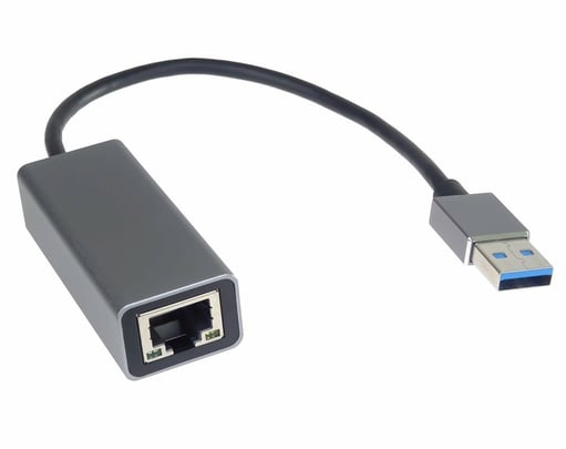 USB docking PremiumCord Adapter USB3.0 LAN RJ45 ETHERNET (10 100 1000 MBIT) Aluminium (USB to LAN)