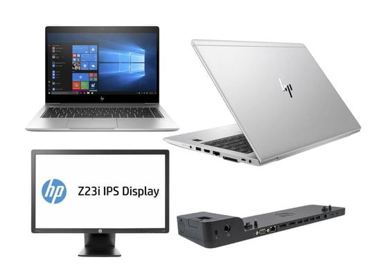Notebook HP EliteBook 840 G5 + Docking station + 23