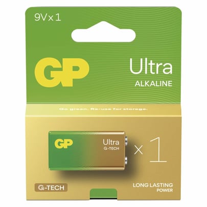 Baterie GP Alkaline Battery ULTRA 9V (6LF22)