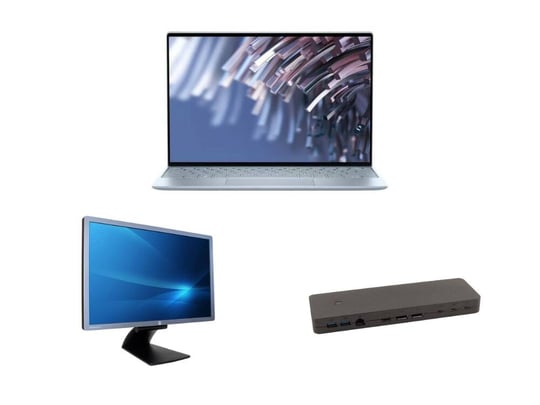 Notebook Dell XPS 13 9315 (16GB) + Fujitsu Thunderbolt 4 Port Replikator with 170W adapter FPCPR401BP +  HP E241i 24