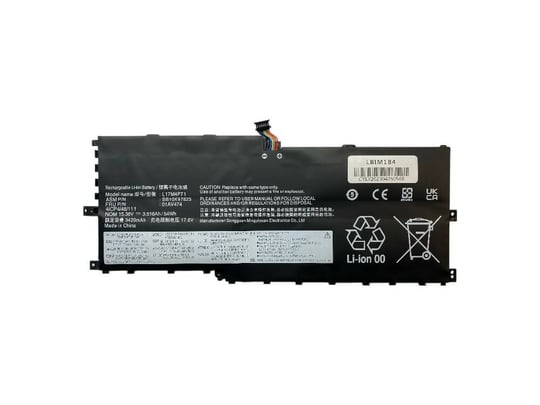Notebook battery Replacement for Lenovo X1 Yoga 3rd Gen (PN: 01AV475, L17C4P71)