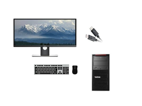 PC sestava Lenovo ThinkCentre P520c Workstation + Monitor Dell UltraSharp U2917W 28,8