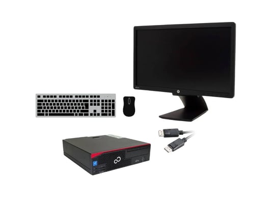 PC set Fujitsu Esprimo D556 SFF + Monitor HP Z22i 21,5