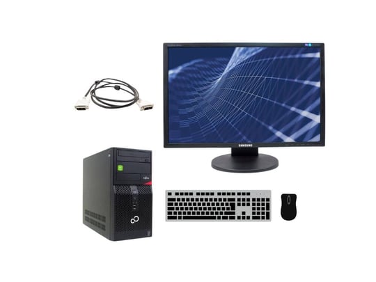 PC set Fujitsu Esprimo P420 MT + Monitor Samsung SyncMaster 2443BW 24