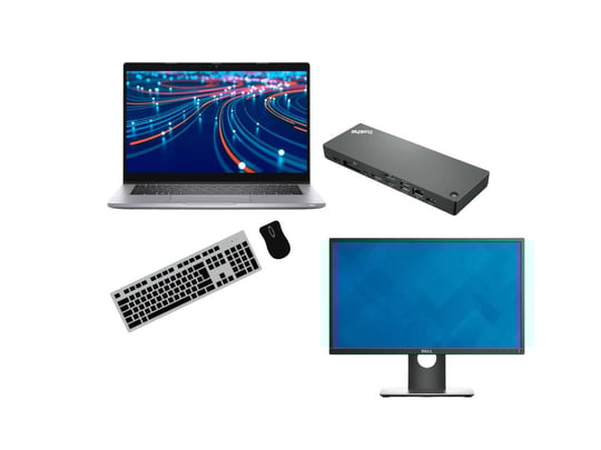 Notebook Dell Latitude 5320 (8GB) + Docking station Lenovo Thinkpad Universal Thunderbolt 4 Dock (40B0) + Monitor Dell Professional P2417H 24