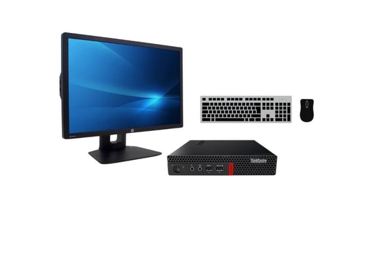 PC set Lenovo ThinkCentre M910q Tiny + Monitor HP Z24i 24
