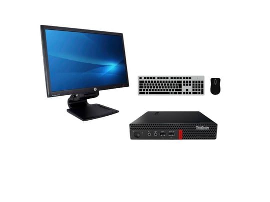PC set Lenovo ThinkCentre M910q Tiny + Monitor HP Compaq LA2306x 23