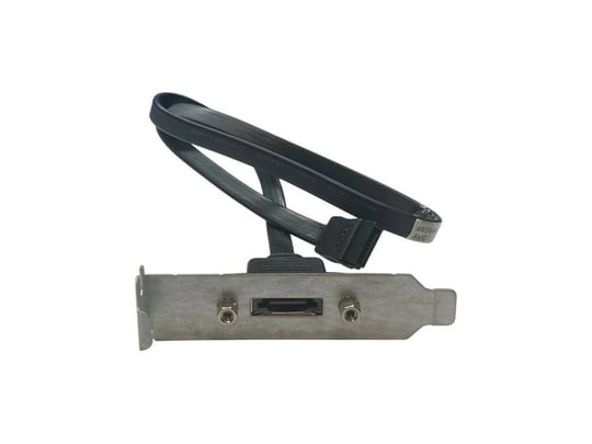 PC Belső Kábel HP for Elite 8000, 8100, 8200, 8300 SFF, SATA to eSATA Cable with Low Profile Bracket (PN: 483944-001, 483946-001)
