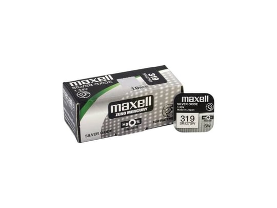 Baterie Maxell 319 SR527SW battery, Silver Oxide, 1,55V, 1pcs