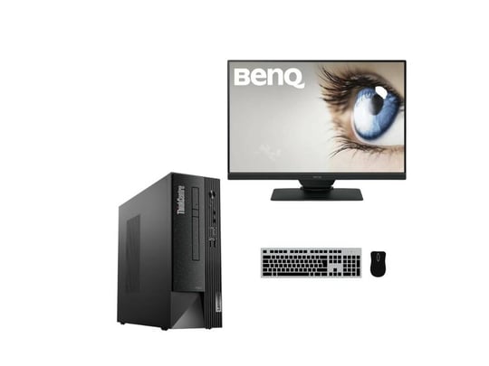 PC szett Lenovo ThinkCentre Neo 50s Gen 4 with Keyboard (US-JAP) and Mouse BOXED + Monitor BenQ BL2581T