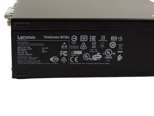 Lenovo Thinkcentre M720s SFF — i5-9500, 8GB DDR4, 256GB (M.2), Nagyon jó állapot