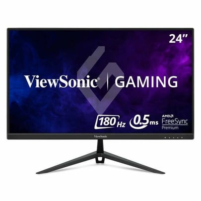 Lenovo ThinkCentre M715q Tiny + 23,8″ Monitor ViewSonic VX2428 — PRO A6-8570E, 8GB DDR4, 128GB (M.2), Nagyon jó állapot