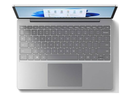 Microsoft Surface Laptop GO 2 Platinum (8GB) (128GB) (Touchscreen) — i5-1135G7, 8GB LPDDR4 Onboard, 128GB (M.2), Jó állapot — látható használati nyomokkal