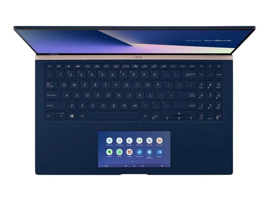 ASUS ZenBook 15 UX534F Royal Blue (8GB) (Touchscreen) — i5-10210U, 8GB LPDDR3 Onboard, 240GB, Nagyon jó állapot