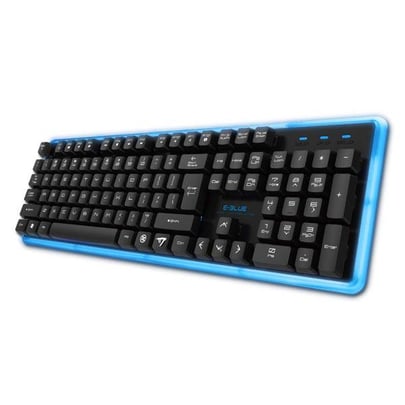 Klávesnica E-BLUE K734, Wired, US Layout, Illuminated 3 Color,