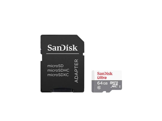 Flash Card SanDisk Ultra microSDXC 64GB 100MB/s + adaptér