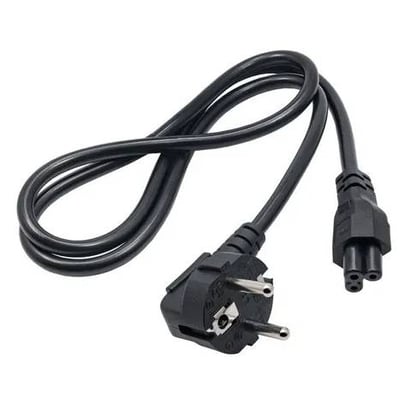 Cable power Replacement 3pin adapter, Type E Male (220V) to C5 Female (3 pin, Mickey)