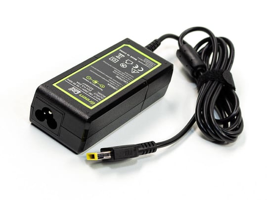 Power adapter Green Cell 65W Replacement for Lenovo rectangle