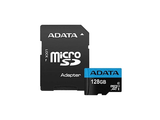 SD card ADATA MicroSDXC 128GB UHS-I 100/25MB/s + adapter