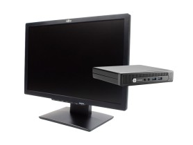 HP EliteDesk 600 G1 DM + 22" B22W-7 LED Fujitsu Monitor (Quality Silver) PC zostava - 2070366