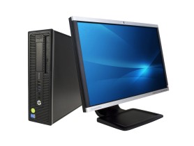 HP ProDesk 600 G1 SFF + 22" HP Compaq LA2205wg Monitor (Quality Silver) PC zostava - 2070370