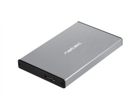 Natec External Box for HDD 2,5" USB 3.0 Rhino Go, Gray, NKZ-1281 HDD adapter - 2210014