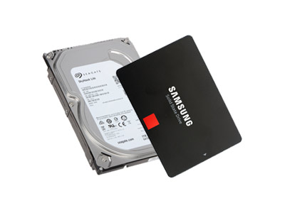 SSD disky a pevný disk HDD